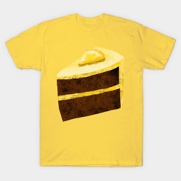 Lemon Chocolate Cake T-Shirt by pastanaut